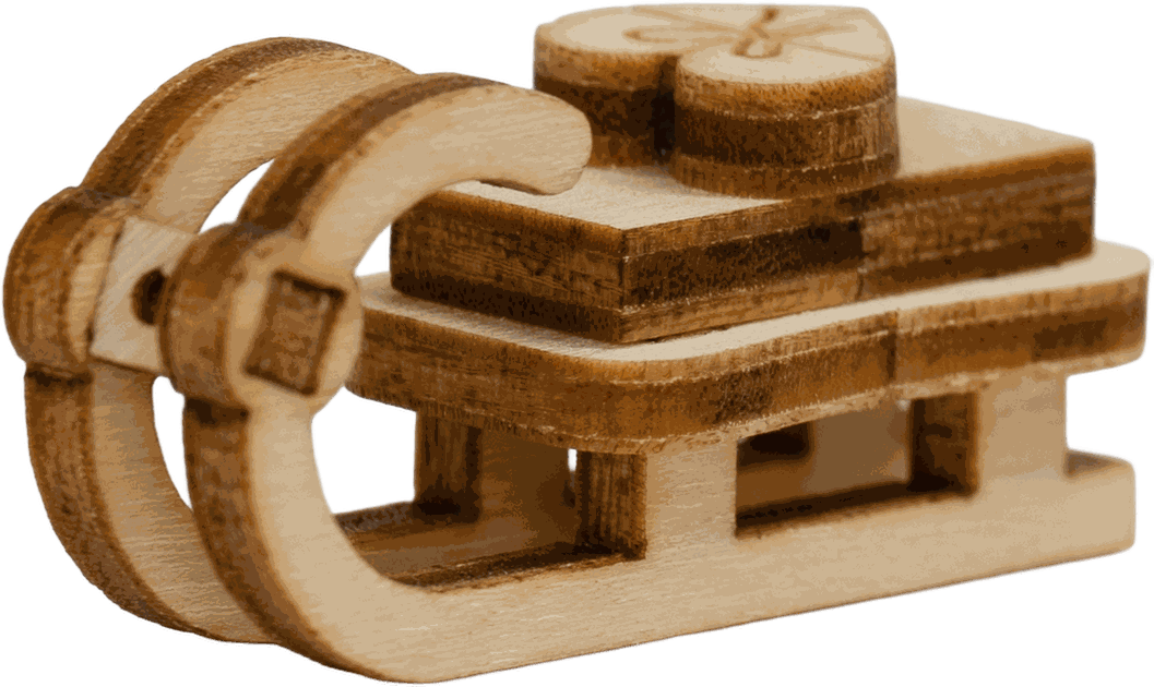Schlitten 3cm mit Pakete